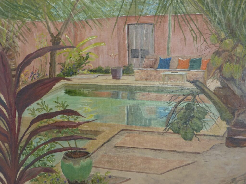 Our pool at Mtende in Kiwengwa, Zanzibar